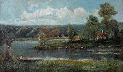 unknow artist Landscape with river Spain oil painting artist
